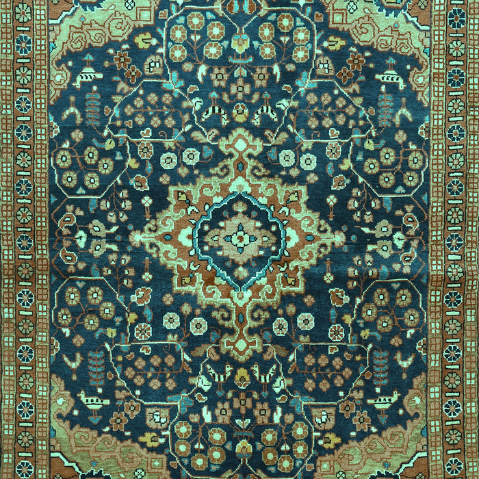 Persian Turquoise Traditional Rug, tr606turq