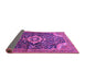 Sideview of Persian Purple Traditional Rug, tr606pur