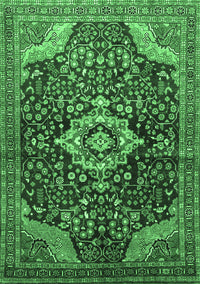 Persian Emerald Green Traditional Rug, tr606emgrn