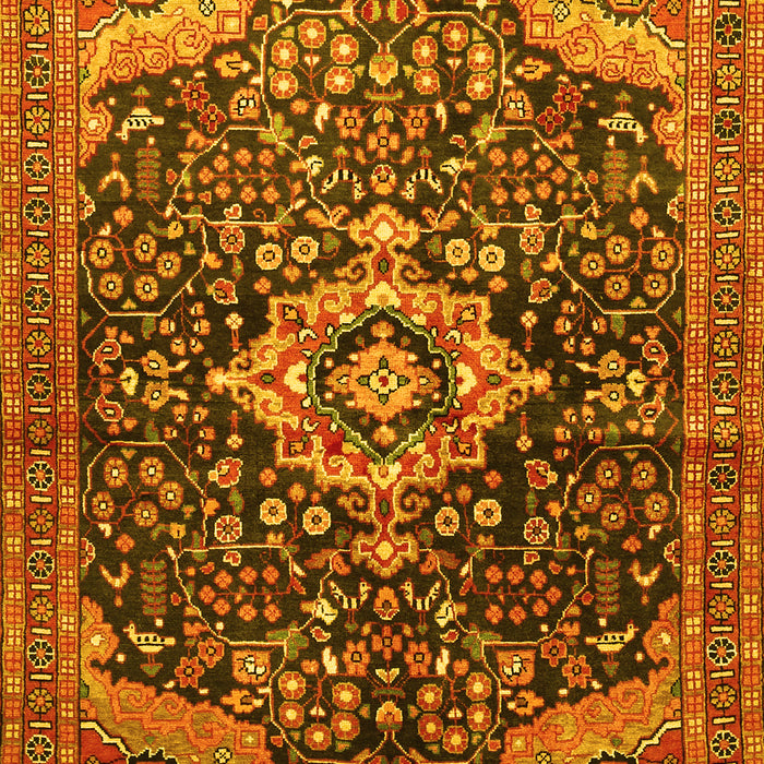 Persian Yellow Traditional Rug, tr606yw