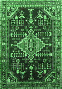 Persian Emerald Green Traditional Rug, tr607emgrn