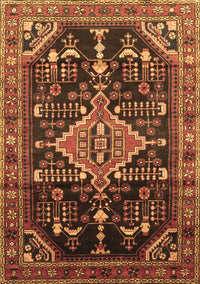 Persian Brown Traditional Rug, tr607brn