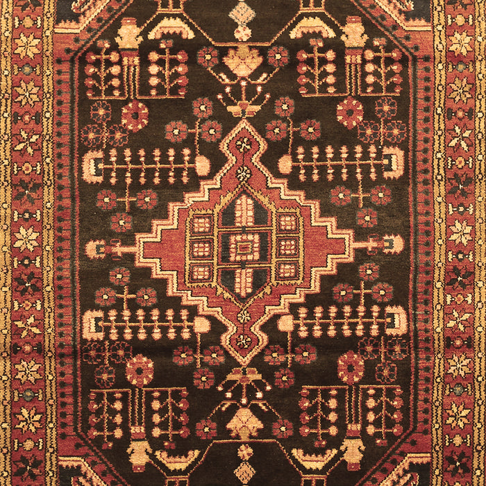 Persian Brown Traditional Rug, tr607brn