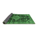 Sideview of Persian Emerald Green Traditional Rug, tr607emgrn