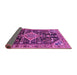 Sideview of Persian Purple Traditional Rug, tr607pur