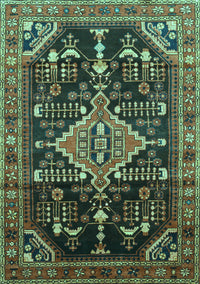 Persian Turquoise Traditional Rug, tr607turq