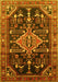 Machine Washable Persian Yellow Traditional Rug, wshtr607yw