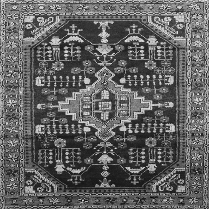 Serging Thickness of Persian Gray Traditional Rug, tr607gry
