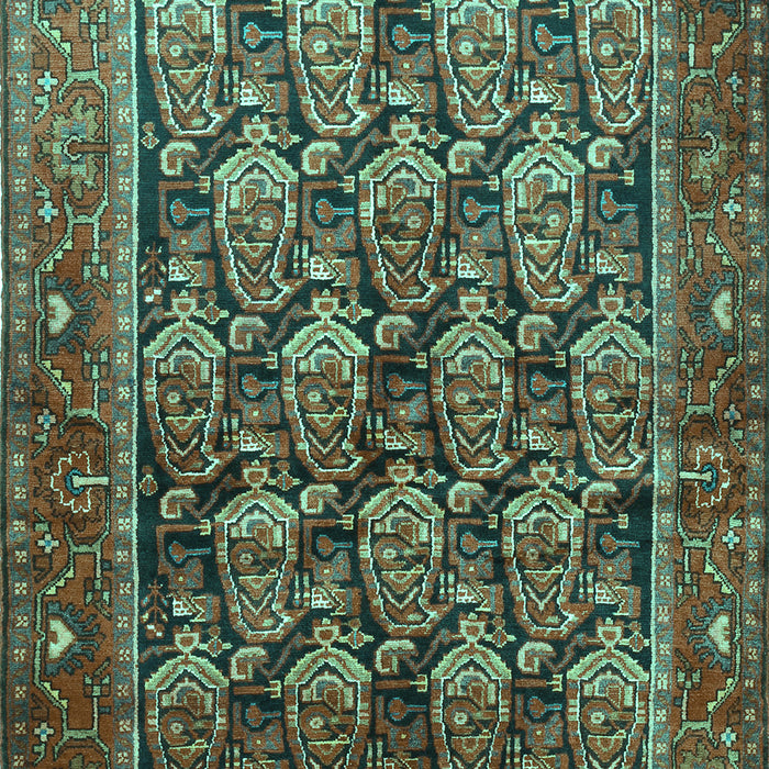 Persian Turquoise Traditional Rug, tr608turq