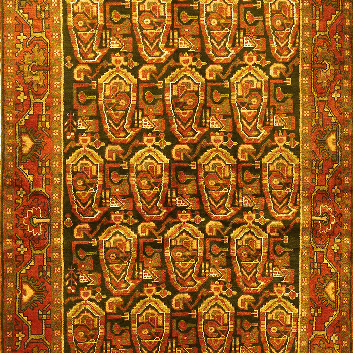 Persian Yellow Traditional Rug, tr608yw
