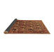 Sideview of Persian Brown Traditional Rug, tr608brn