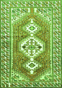 Persian Green Traditional Rug, tr609grn