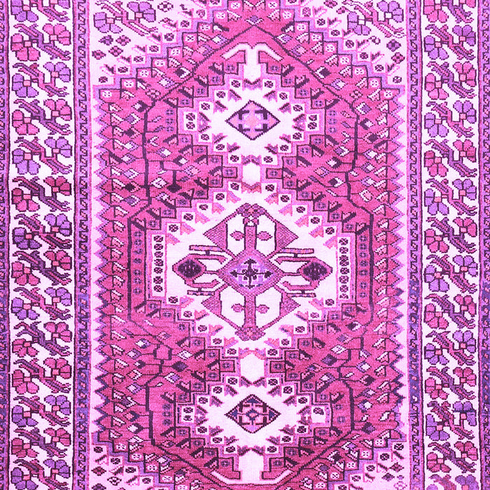 Machine Washable Persian Purple Traditional Area Rugs, wshtr609pur
