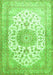 Medallion Green Traditional Rug, tr60grn