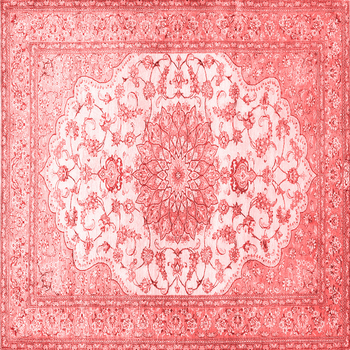 Medallion Red Traditional Rug, tr60red