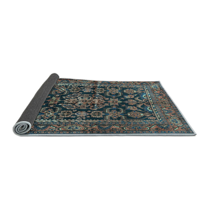 Sideview of Persian Light Blue Traditional Rug, tr610lblu