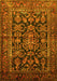 Persian Yellow Traditional Rug, tr610yw