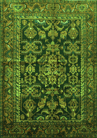 Persian Green Traditional Rug, tr610grn