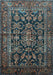 Persian Light Blue Traditional Rug, tr610lblu