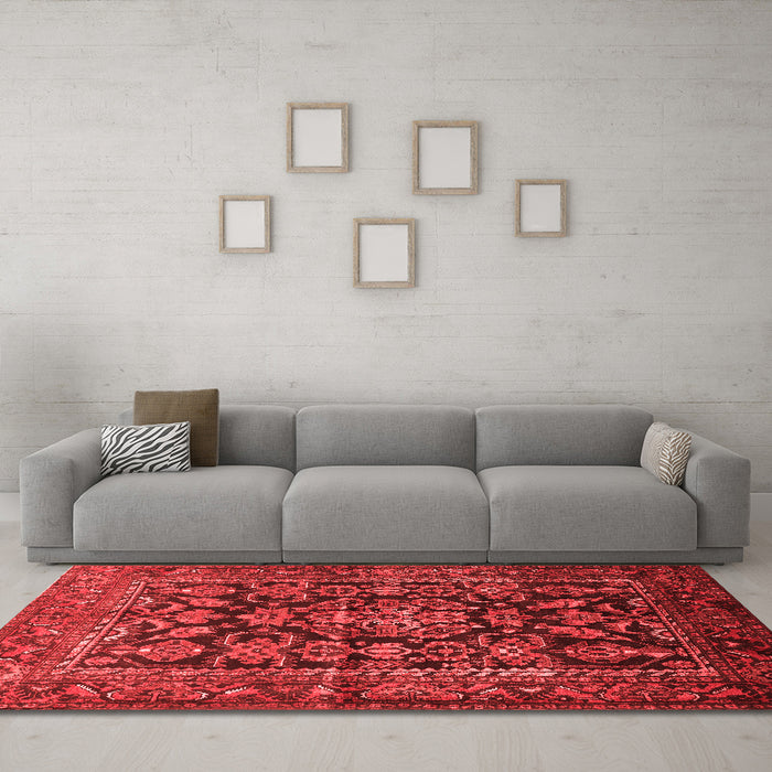 Traditional Red Washable Rugs