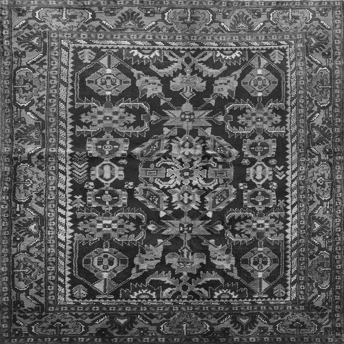 Serging Thickness of Persian Gray Traditional Rug, tr610gry