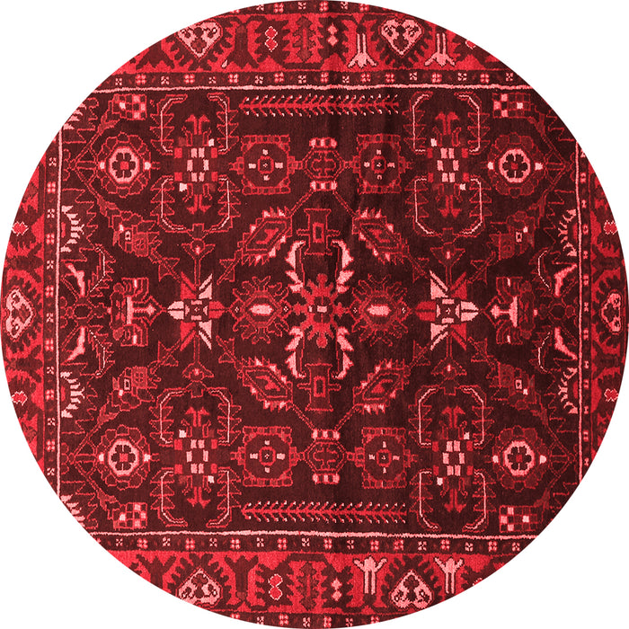 Machine Washable Persian Red Traditional Rug, wshtr611red