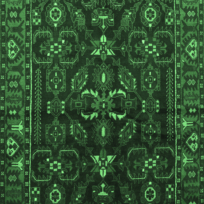 Persian Emerald Green Traditional Rug, tr611emgrn