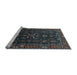 Sideview of Machine Washable Persian Light Blue Traditional Rug, wshtr611lblu