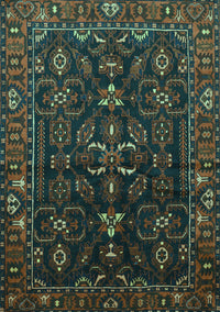 Persian Turquoise Traditional Rug, tr611turq