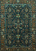 Persian Turquoise Traditional Rug, tr611turq