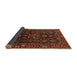 Sideview of Persian Brown Traditional Rug, tr611brn