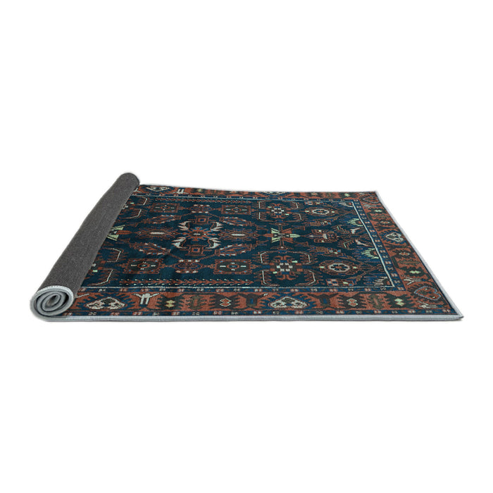 Sideview of Persian Light Blue Traditional Rug, tr611lblu