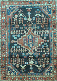 Persian Light Blue Traditional Rug, tr612lblu