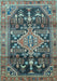 Persian Light Blue Traditional Rug, tr612lblu