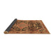 Sideview of Persian Brown Traditional Rug, tr612brn