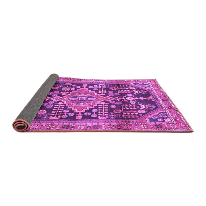 Sideview of Persian Purple Traditional Rug, tr612pur