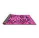 Sideview of Persian Pink Traditional Rug, tr612pnk