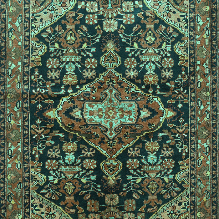 Persian Turquoise Traditional Rug, tr613turq