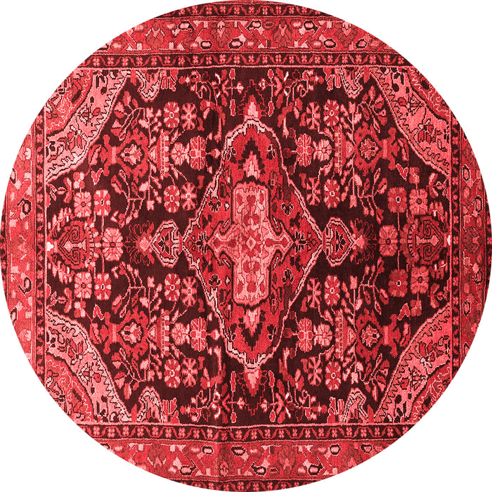 Machine Washable Persian Red Traditional Rug, wshtr613red