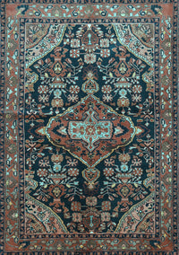 Persian Light Blue Traditional Rug, tr613lblu