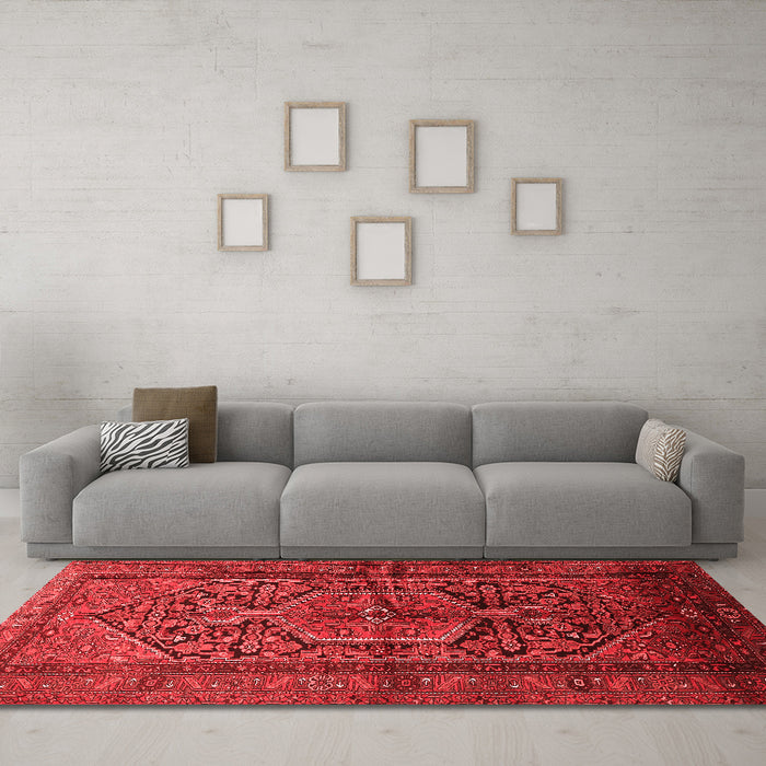 Traditional Red Washable Rugs