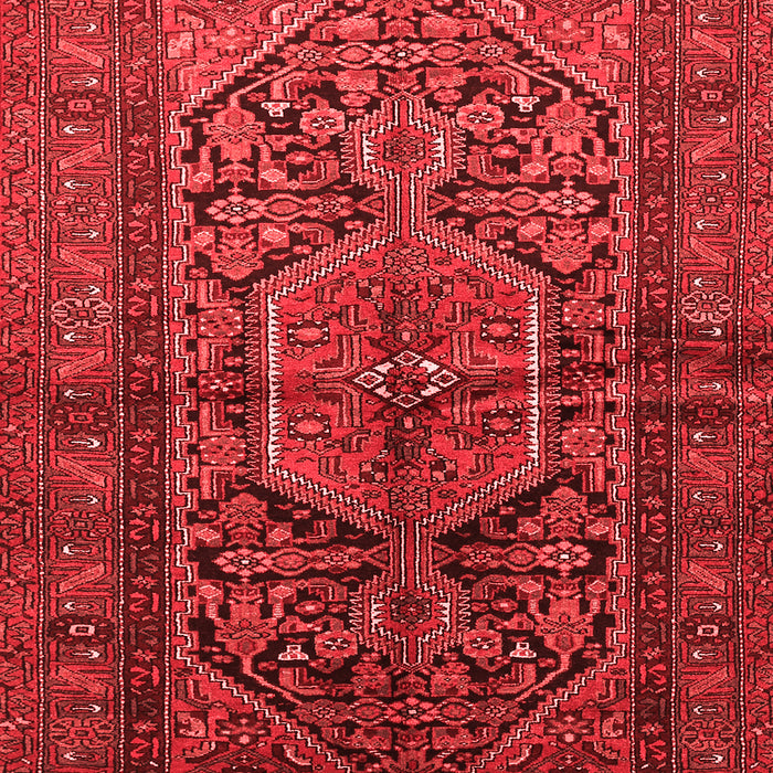 Machine Washable Persian Red Traditional Rug, wshtr614red