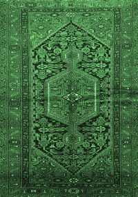Persian Emerald Green Traditional Rug, tr614emgrn