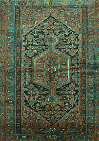 Persian Turquoise Traditional Rug, tr614turq