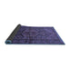 Sideview of Persian Blue Traditional Rug, tr614blu