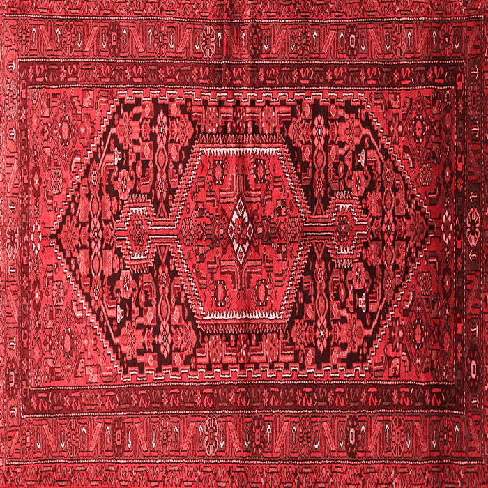 Machine Washable Persian Red Traditional Rug, wshtr614red