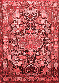 Animal Red Traditional Rug, tr615red