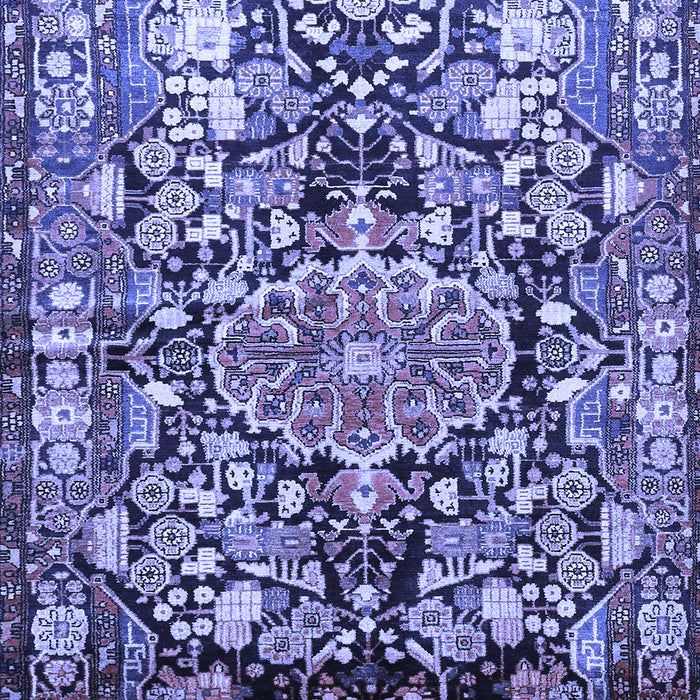 Animal Blue Traditional Rug, tr615blu