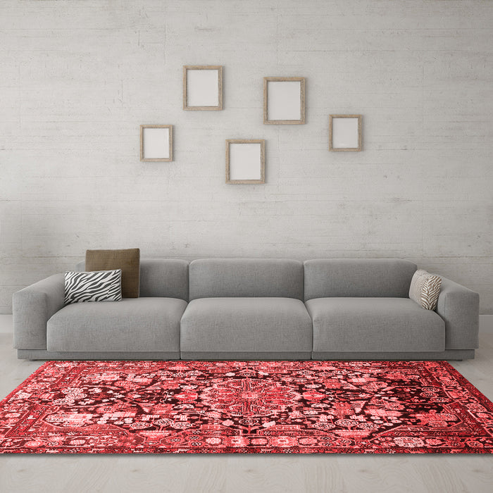 Traditional Red Washable Rugs