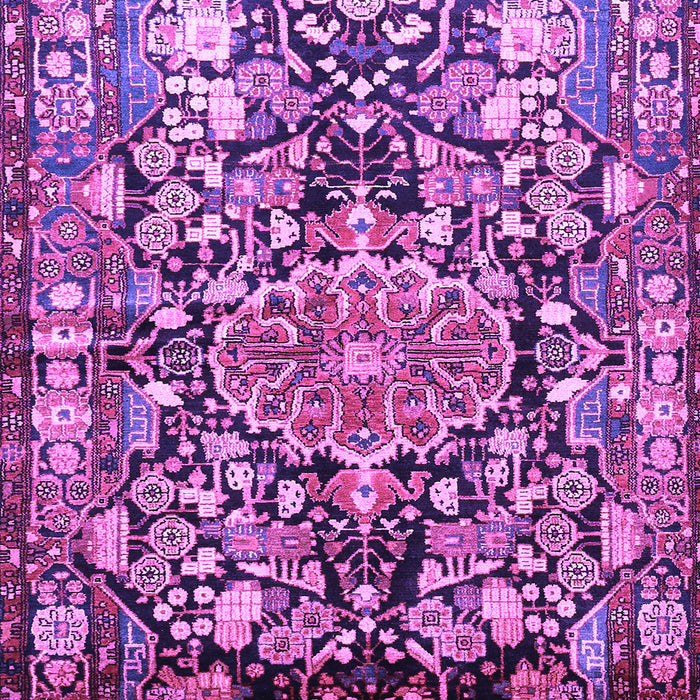 Machine Washable Animal Purple Traditional Area Rugs, wshtr615pur
